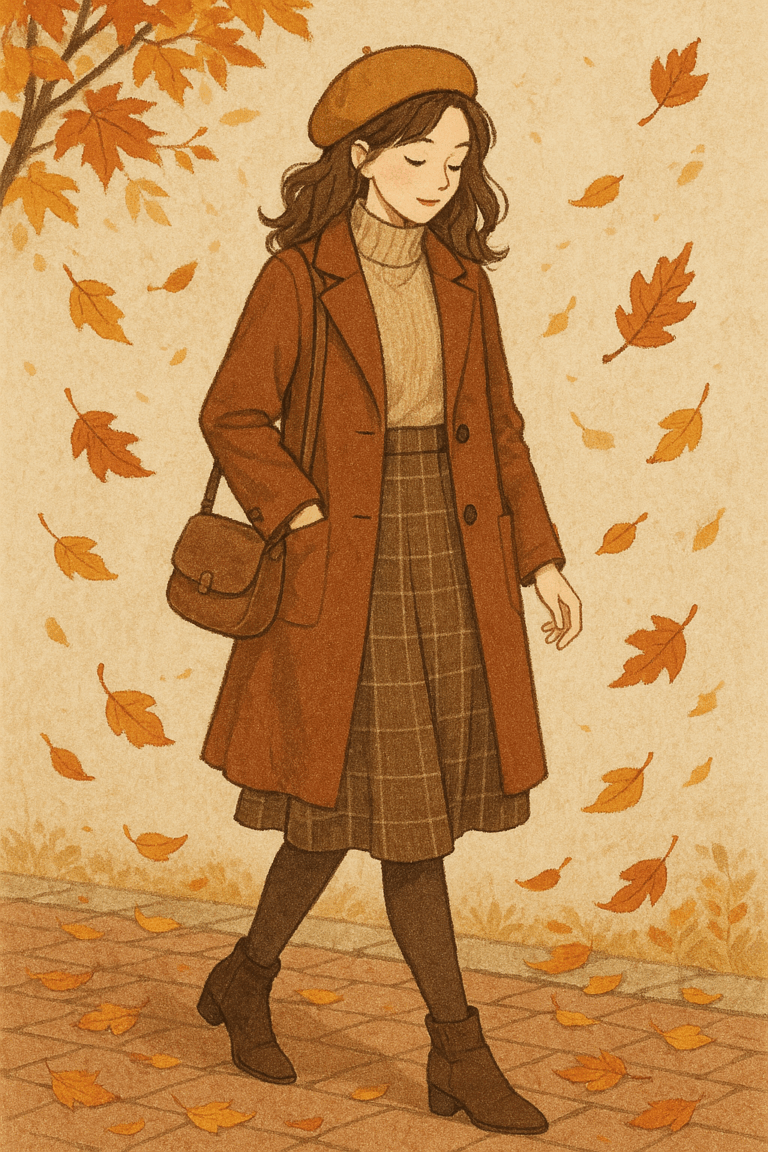 🍁 로맨틱 무드 가득, 2025 여성 가을 패션 리뷰